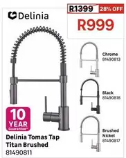 Delinia - Tomas Tap Titan Brushed 