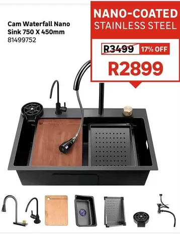 Waterfall Nano Sink 750 X 450mm