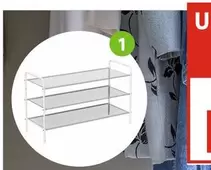 Spaceo - Sstudio Stackable Shoe Rack White