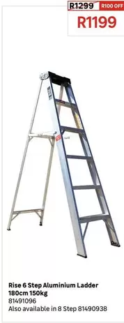 Rise 6 Step Aluminium Ladder