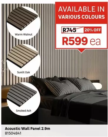 Acoustic Wall Panel 2.9m