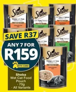 Sheba - Wet Cat Food Pouch