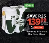 Savanna - Dry Cider Cans