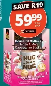 Hug In A Mug Cappuccino Sticks