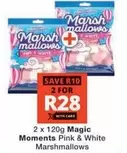 Moments Pink & White Marshmallows