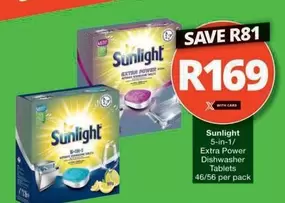 Sunlight - 5-in-1/ Extra Power Dishwasher Tablets