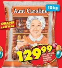 Aunt Caroline - Long Grain Parboiled White Rice