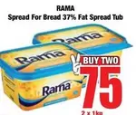 Rama - Spread For Bread 37% Fat Spread Tub