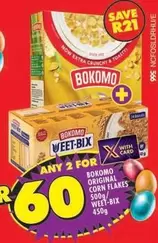 bokomo - ORIGINAL CORN FLAKES, WEET-BIX