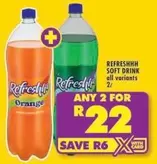 Refreshhh - SOFT DRINK all variants