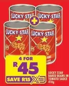 Lucky Star - BAKED BEANS IN TOMATO SAUCE