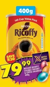 Nescafé - RICOFFY Soluble Chicory & Coffee Granules