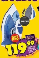 Essentials - NON-STICK STEAM IRON