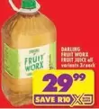 Darling - FRUIT WORX Fruit Juice