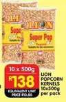 Lion - POPCORN KERNELS