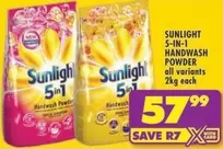 Sunlight - 5-IN-1 HANDWASH POWDER