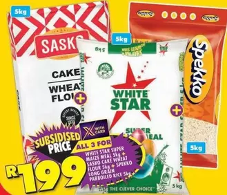 Spekko - Cake Wheat Flour, Maize Meal, Long Grain Parboiled Rice