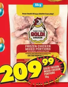 Goldi - FROZEN CHICKEN MIXED PORTIONS