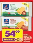 Clover - PROCESSED CHEESE SLICES