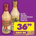 All Joy - VERI PERI AFRICAN NUTSAUCE