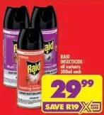 Raid - INSECTICIDE