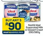 Nestlé - Ideal Evaporated Milk or Dessert Cream