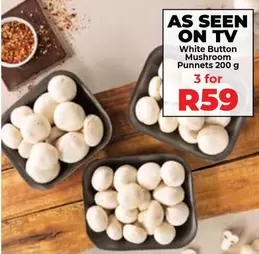 White Button Mushroom Punnet