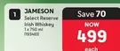 Jameson - Select Reserve Irish Whiskey
