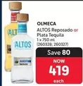 Olmeca - ALTOS Reposado or Plata Tequila