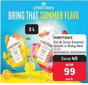 Stretton's - Gin & Juice Summer Splash or Ruby Red