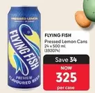 Flying Fish - Pressed Lemon Cans