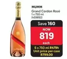 Mumm - Grand Cordon Rosé