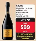 Krone - Night Nectar Blanc De Blancs or Blanc de Noir