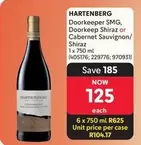 Hartenberg - Doorkeeper SMG, Doorkeep Shiraz or Cabernet Sauvignon/Shiraz