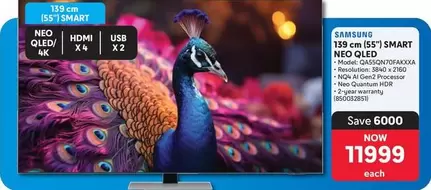 Samsung - 155 cm (55) SMART NEO QLED