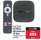 Ultra - 4K  HD Android TV Box