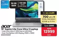 Acer - Aspire Lite Core Ultra 5 Laptop
