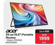 Acer - 39 cm (15.6") Portable Monitor