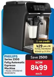 Philips - Series 2300 Fully Automatic Espresso Machine