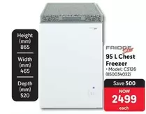 Fridge Star - 95 L Chest Freezer