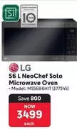 LG - NeoChef Solo Microwave Oven