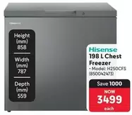 Hisense - 198 L Chest Freezer