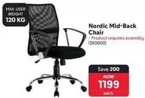 Nordic Mid-Back Chair