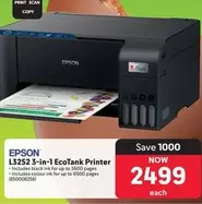 Epson - L3252 3-in-1 EcoTank Printer