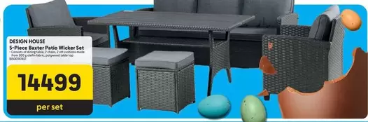 5-Piece Sevier Patio Wicker Set