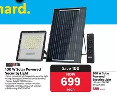 100 W Solar Powered Security Light