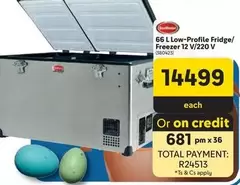 Total - Low-Profile Fridge/ Freezer