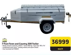7-Foot Town and Country 300 Trailer