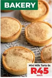 Mini - Milk Tarts 6s