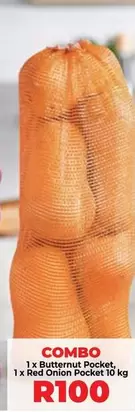 Butternut Pocket, Red Onion Pocket 10 kg